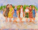 Frauen am Strand, 100 x 120 cm, Eitempera auf Leinwand, 2010